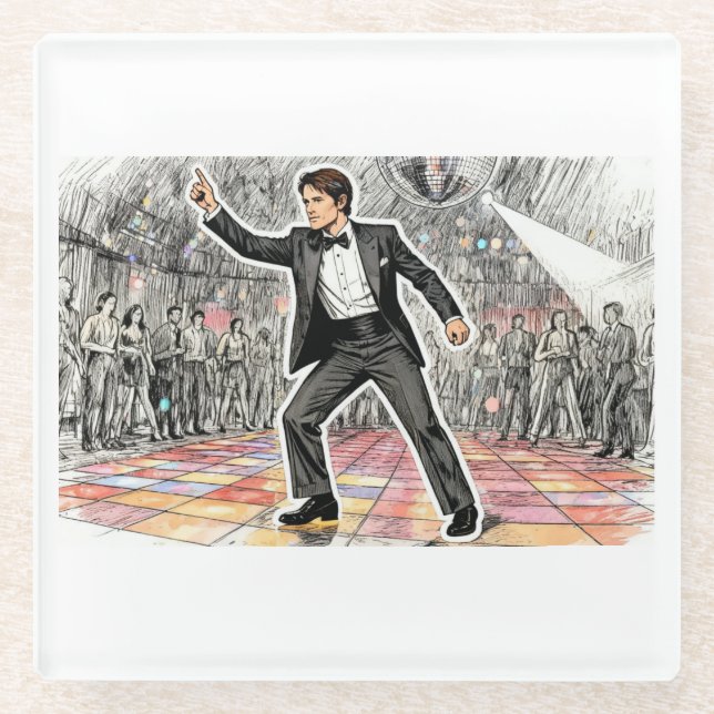 George Hamilton (Resident evil outbreak) Glass Coaster (Front)