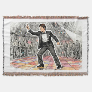George Hamilton (Resident evil outbreak) Throw Blanket