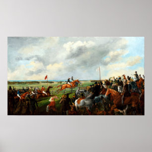 George Hamilton The First Steeplechase Poster