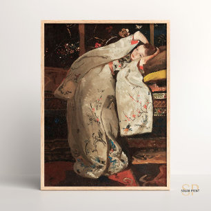 George Hendrik Breitner Girl in a White Kimono Art Poster