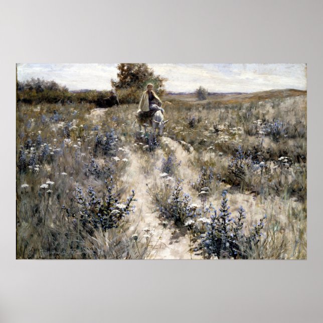 George Hitchcock The Flight into Egypt Poster (Front)