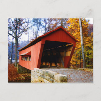 George Hutchins Covered Bridge Postcard