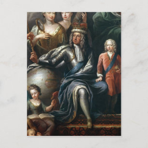 George I and his grandson, Prince Frederick Postcard
