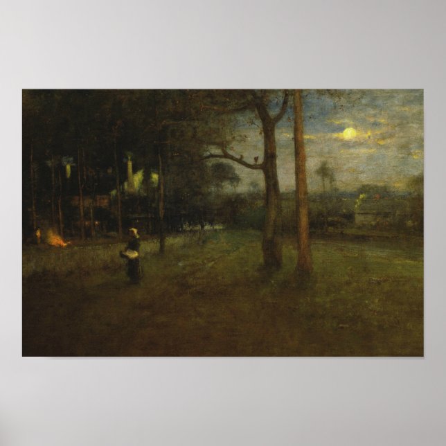 George Inness - Moonlight, Tarpon Springs Poster (Front)