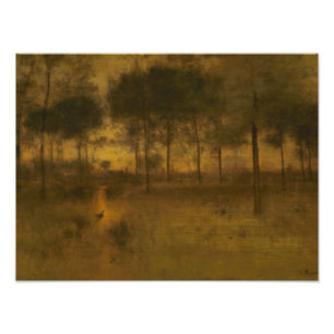 George Inness - The Home of the Heron Photo Print