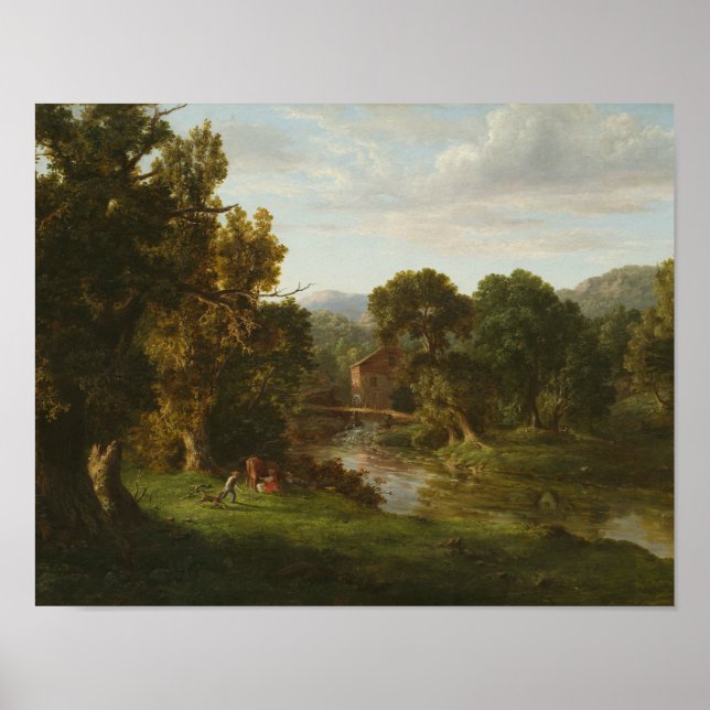 George Inness - The Old Mill Poster (Front)
