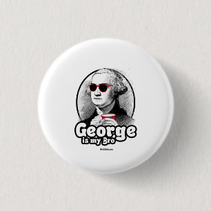 George is my Bro 3 Cm Round Badge