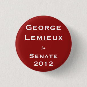 George Lemieux for Senate 3 Cm Round Badge