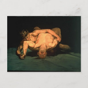 George Luks- The Wrestlers Postcard