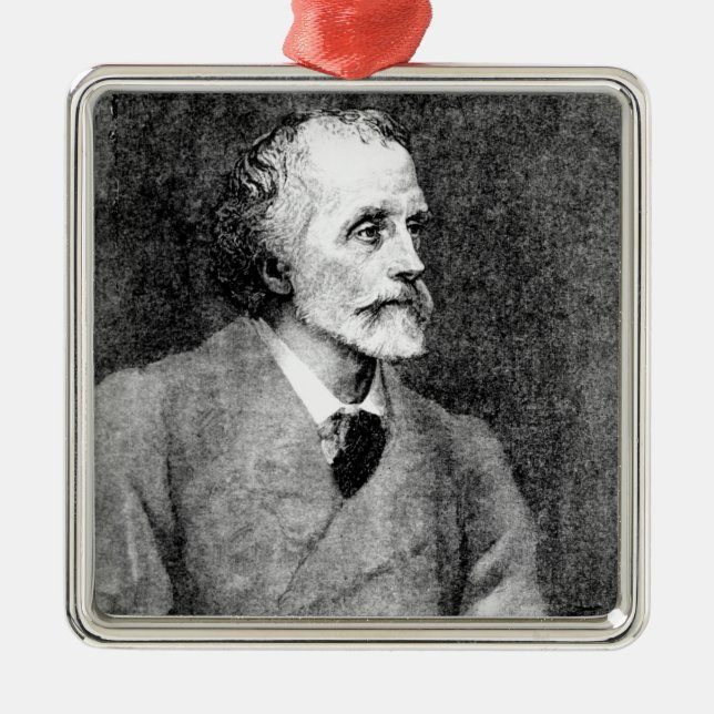 George Meredith Metal Tree Decoration (Front)