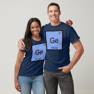 George  Name Chemistry Element Periodic Table T-Shirt