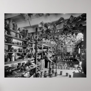 George Ohr Pottery Shop, 1901 Poster