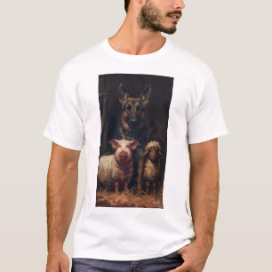 George Orwell 1984 Inspired Dystopian Novel Litera T-Shirt