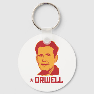 George Orwell Portrait Keychain