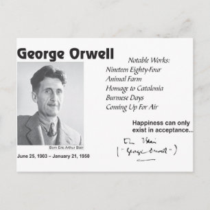 George Orwell Postcard
