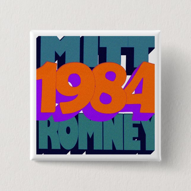 George Orwell’s 1984 15 Cm Square Badge (Front)