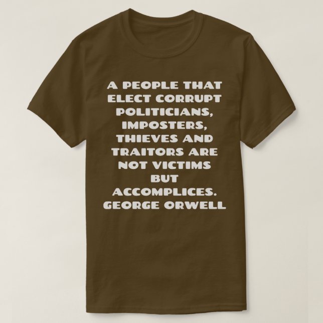 George Orwell T-Shirt (Design Front)