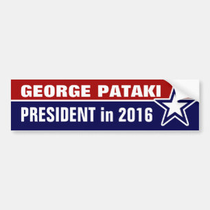 George Pataki in 2016 Bumper Sticker