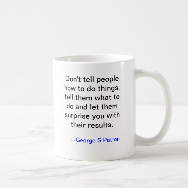 George Patton Mug (Right)