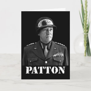 George Patton World War Ii Victory Memorial Indepe Card