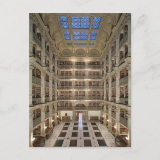 George Peabody Library Postcard