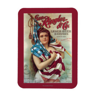 George Ringler & CO. Beer Poster Magnet