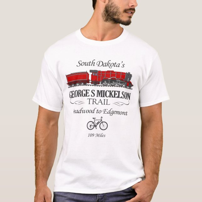 George S Mickelson Trail (RT2) T-Shirt (Front)