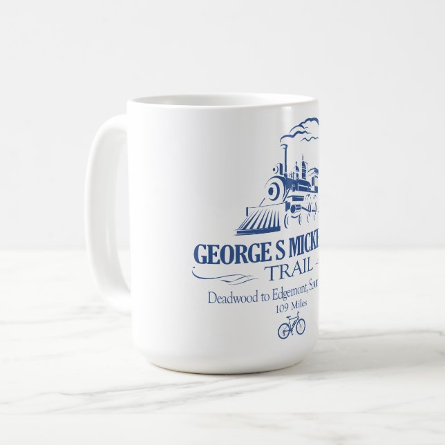 George S Mickelson Trail (RT) Coffee Mug (Front Left)