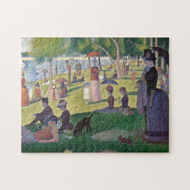 GEORGE SEURAT - A  sunday afternoon 1884 Jigsaw Puzzle (Horizontal)