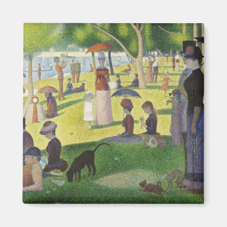 George Seurat A Sunday on La Grande Jatte Famous Magnet