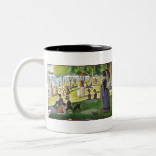 George Seurat A Sunday on La Grande Jatte Famous Two-Tone Coffee Mug