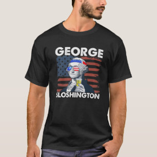 George Sloshington Beer 4Th Of July T-Shirt