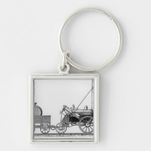 George Stephenson's Locomotive, 'Rocket', 1829 Key Ring