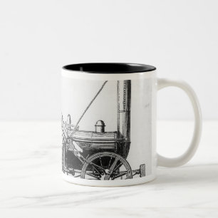 George Stephenson's Locomotive, 'Rocket', 1829 Two-Tone Coffee Mug