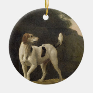 George Stubbs A Foxhound, c.1760 (oil on paper l Ceramic Ornament