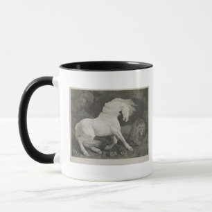 George Stubbs   A Horse Affrighted by a Lion, engr Mug