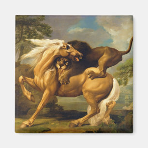 George Stubbs   A Lion Attacking a Horse, c.1762 ( Magnet