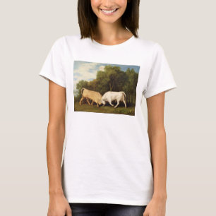 George Stubbs Bulls Fighting, 1786 (oil on panel T-Shirt