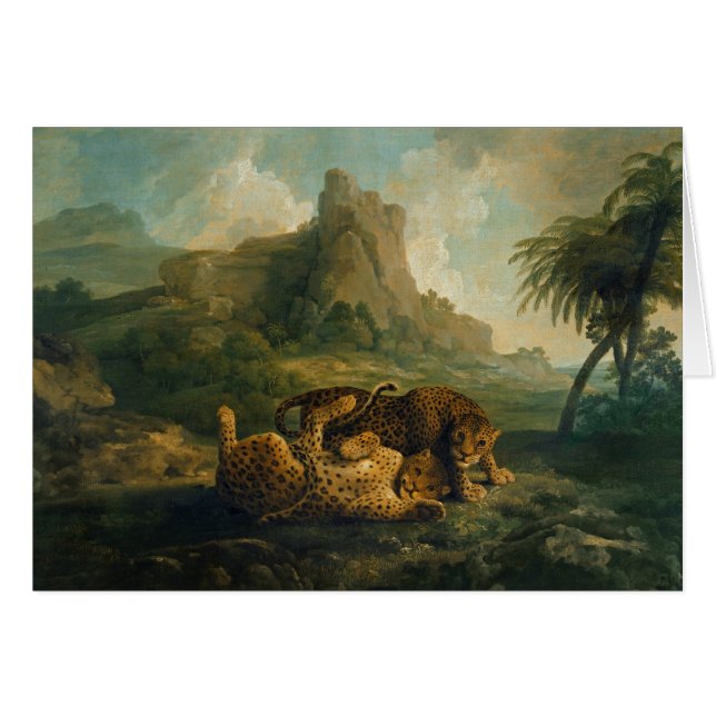George Stubbs | Leopards at Play, c.1763-8 (Front Horizontal)