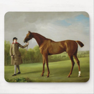 George Stubbs   Lustre, held by a Groom, c.1760-62 Mouse Pad