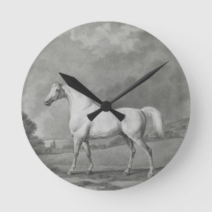 George Stubbs   Mambrino, engraved by George Townl Round Clock