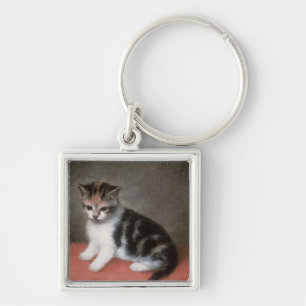 George Stubbs Miss Ann White's Kitten, 1790 Key Ring