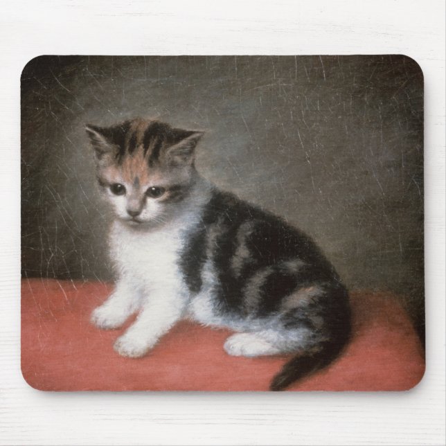 George Stubbs | Miss Ann White's Kitten, 1790 Mouse Pad (Front)