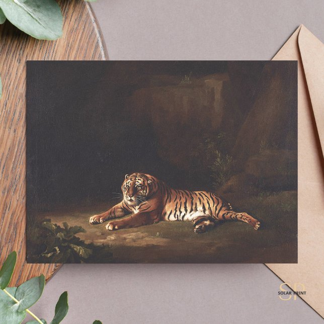 George Stubbs Tiger Painting Art Print Postcard (Creator Uploaded)