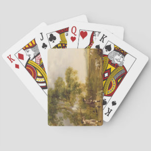 George Stubbs Two Gentlemen Shooting (oil on can Playing Cards