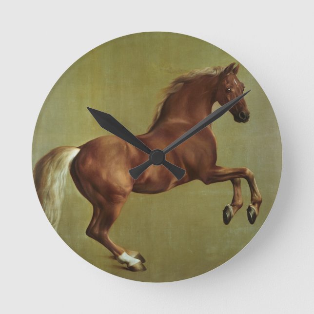 George Stubbs | Whistlejacket, 1762 Round Clock (Front)