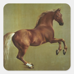 George Stubbs   Whistlejacket, 1762 Square Sticker
