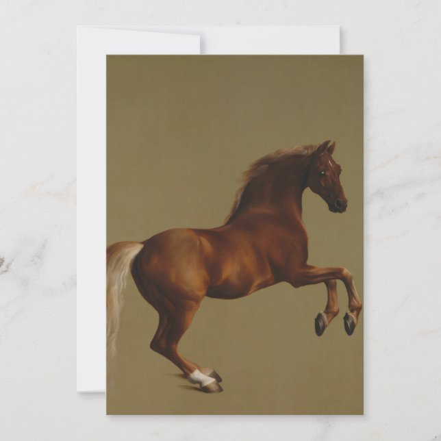 George Stubbs - Whistlejacket Card (Front)
