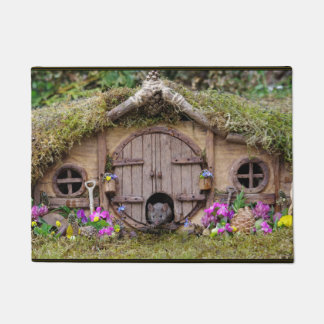 George the mouse door mat 