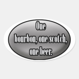 George Thorogood Oval Sticker